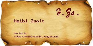 Heibl Zsolt névjegykártya